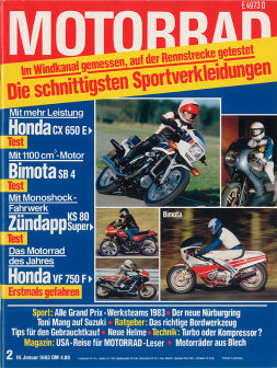 Motorrad Zeitschrift 2/1983