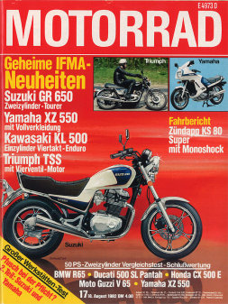 Motorrad Zeitschrift 17/1982